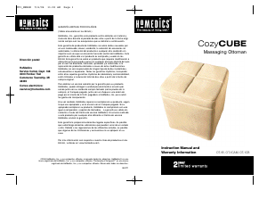 Handleiding Homedics OT-1 Cozy Cube Massageapparaat