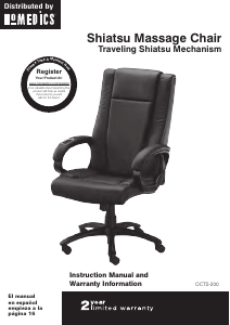 Manual de uso Homedics OCTS-200 Masajeador