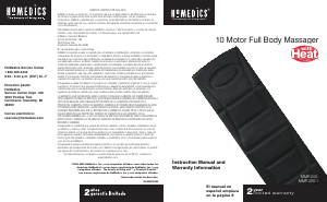 Manual Homedics MMP-200TLA Massage Device