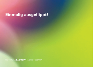 Bedienungsanleitung Motorola Backflip Handy