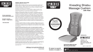 Handleiding Homedics MCS-125H-THP Massageapparaat