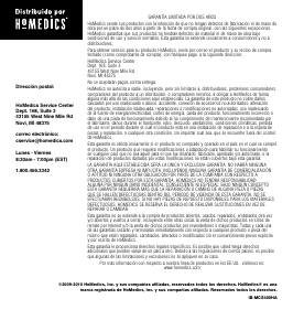 Manual de uso Homedics MCS-400H Masajeador