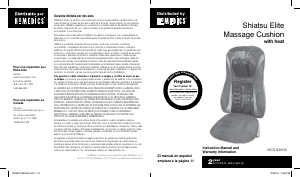 Manual Homedics MCS-840H Massage Device