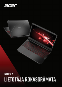 Rokasgrāmata Acer Nitro AN715-51 Klēpjdators