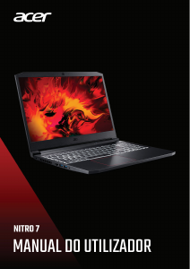 Manual Acer Nitro AN715-52 Computador portátil