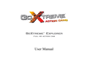 Handleiding Easypix GoXtreme Explorer Actiecamera