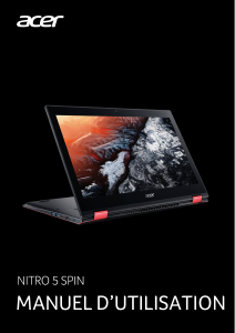 Mode d’emploi Acer Nitro NP515-51 Ordinateur portable