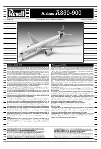 Bedienungsanleitung Revell set 03989 Airplanes Airbus A350-900