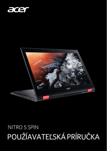 Návod Acer Nitro NP515-51 Laptop