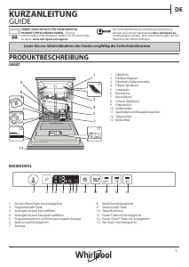Bedienungsanleitung Whirlpool WCIO 3T321 PE Geschirrspüler