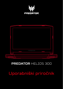 Priročnik Acer Predator G3-571 Prenosni računalnik