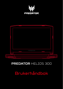 Bruksanvisning Acer Predator G3-572 Laptop