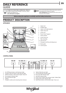 Manual Whirlpool WFC 3C26 P IS Dishwasher