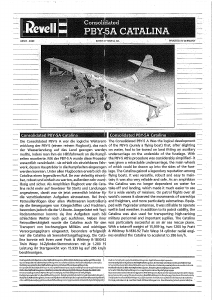 Bruksanvisning Revell set 04507 Airplanes PBY-5A Catalina