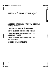 Manual Whirlpool ADP 558 WH Máquina de lavar louça