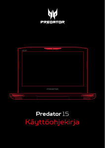 Käyttöohje Acer Predator G9-591R Kannettava tietokone