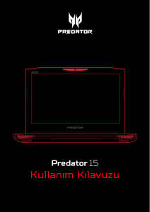 Kullanım kılavuzu Acer Predator G9-591R Dizüstü bilgisayar