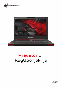 Käyttöohje Acer Predator G9-791 Kannettava tietokone