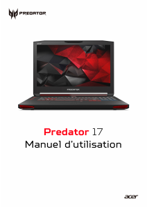 Mode d’emploi Acer Predator G9-791 Ordinateur portable