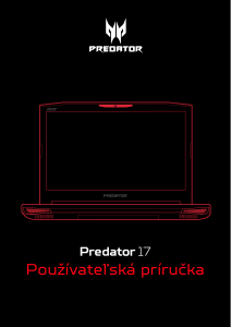 Návod Acer Predator G9-793 Laptop