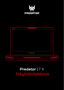 Käyttöohje Acer Predator GX-791 Kannettava tietokone