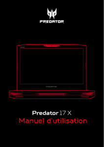 Mode d’emploi Acer Predator GX-791 Ordinateur portable