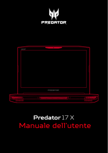 Manuale Acer Predator GX-791 Notebook