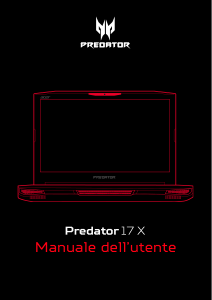 Manuale Acer Predator GX-792 Notebook