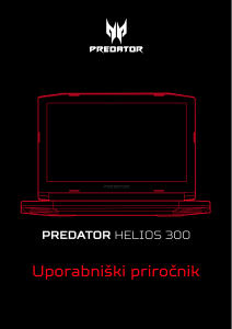 Priročnik Acer Predator PH317-51 Prenosni računalnik