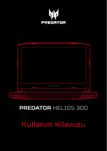 Kullanım kılavuzu Acer Predator PH317-51 Dizüstü bilgisayar