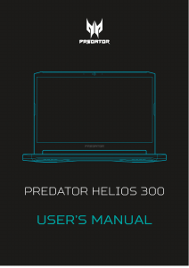 Handleiding Acer Predator PH317-54 Laptop