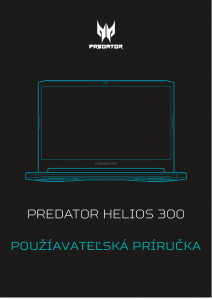 Návod Acer Predator PH317-54 Laptop