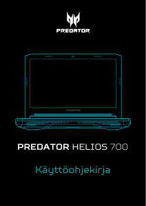 Käyttöohje Acer Predator PH717-71 Kannettava tietokone