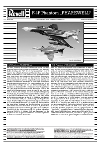 Manual de uso Revell set 04875 Airplanes F-4F Phantom Pharewell