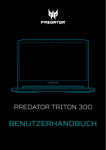 Bedienungsanleitung Acer Predator PT315-52 Notebook