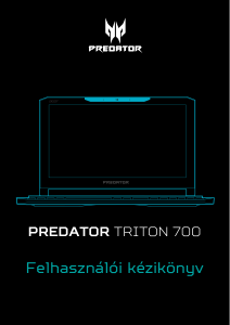 Használati útmutató Acer Predator PT715-51 Laptop