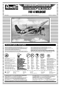 Manuale Revell set 04933 Airplanes Micro Wings F4F-4 Wildcat