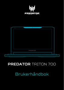 Bruksanvisning Acer Predator PT715-51 Laptop