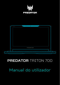 Manual Acer Predator PT715-51 Computador portátil