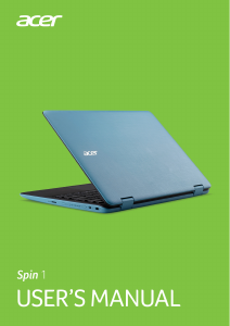 Handleiding Acer Spin SP111-31N Laptop