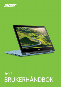 Bruksanvisning Acer Spin SP111-31N Laptop