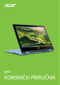 Priručnik Acer Spin SP111-31N Prijenosno računalo
