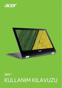 Kullanım kılavuzu Acer Spin SP111-32N Dizüstü bilgisayar
