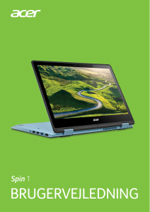 Brugsanvisning Acer Spin SP113-31 Bærbar computer