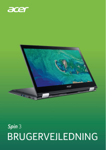 Brugsanvisning Acer Spin SP314-52 Bærbar computer