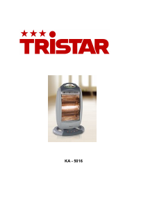Manual de uso Tristar KA-5016 Calefactor