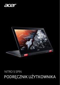 Instrukcja Acer Spin SP515-51GN Komputer przenośny