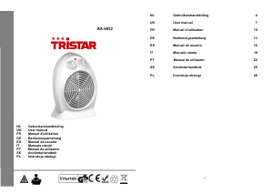 Instrukcja Tristar KA-5032 Ogrzewacz