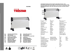 Instrukcja Tristar KA-5911 Ogrzewacz