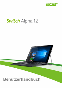 Bedienungsanleitung Acer Switch Alpha 12 SA5-271P Notebook